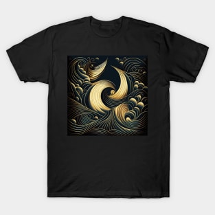 great wave gold T-Shirt